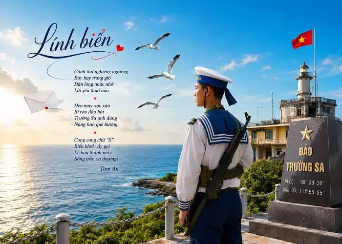 Bài thơ Lính biển
